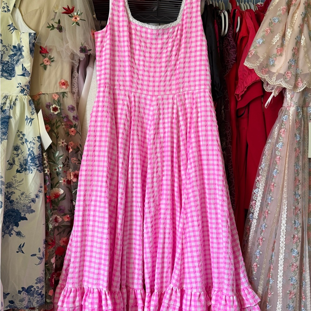 JessaKae Daze Pink Gingham Dress